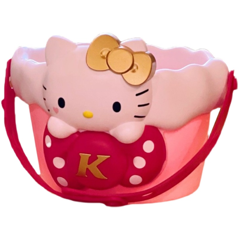 2021肯德基hello kitty凯蒂猫玩具圣诞节三丽鸥美乐蒂火车储物桶