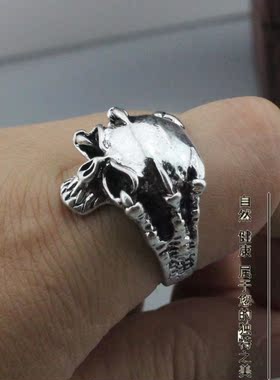 非主流鹰爪朋克风夜店男士戒指