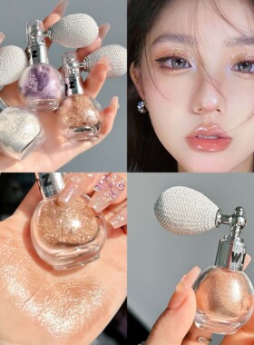 Body Glitter Highlight Spray, Shiny Multi-color 3.5g