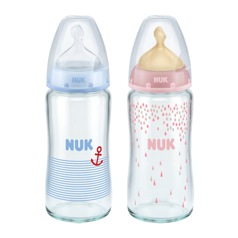 nuk玻璃宽口径240ml / 120ml奶嘴 NUK奶瓶