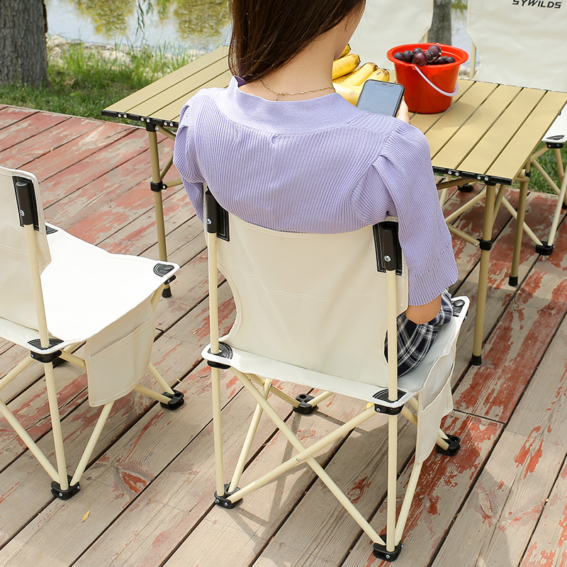 户外折叠桌椅套便携式桌子蛋卷折叠野餐桌烧烤露营桌子车载桌子 - 图1