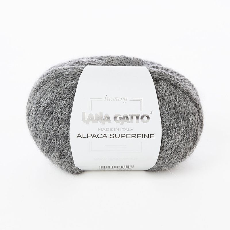 Lana Gatto alpaca superfine进口柔软羊驼链条粗线毛衣围巾毛线-图2