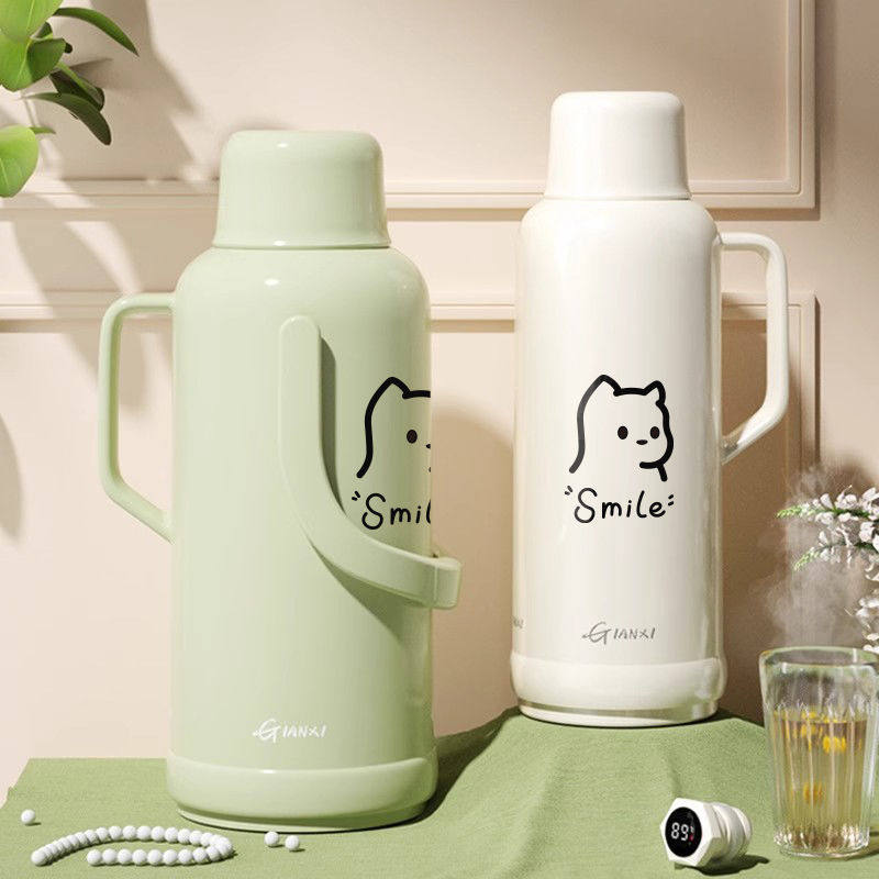 捷安玺保温壶2025新款家用热水瓶高颜值可爱宿舍学生大容量暖水壶,淘宝优惠券,粉丝福利购,淘宝优惠卷