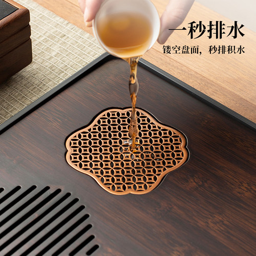 捷安玺茶盘家用2026新款小型沥储水茶台茶具茶托盘茶海干泡台托盘 - 图2