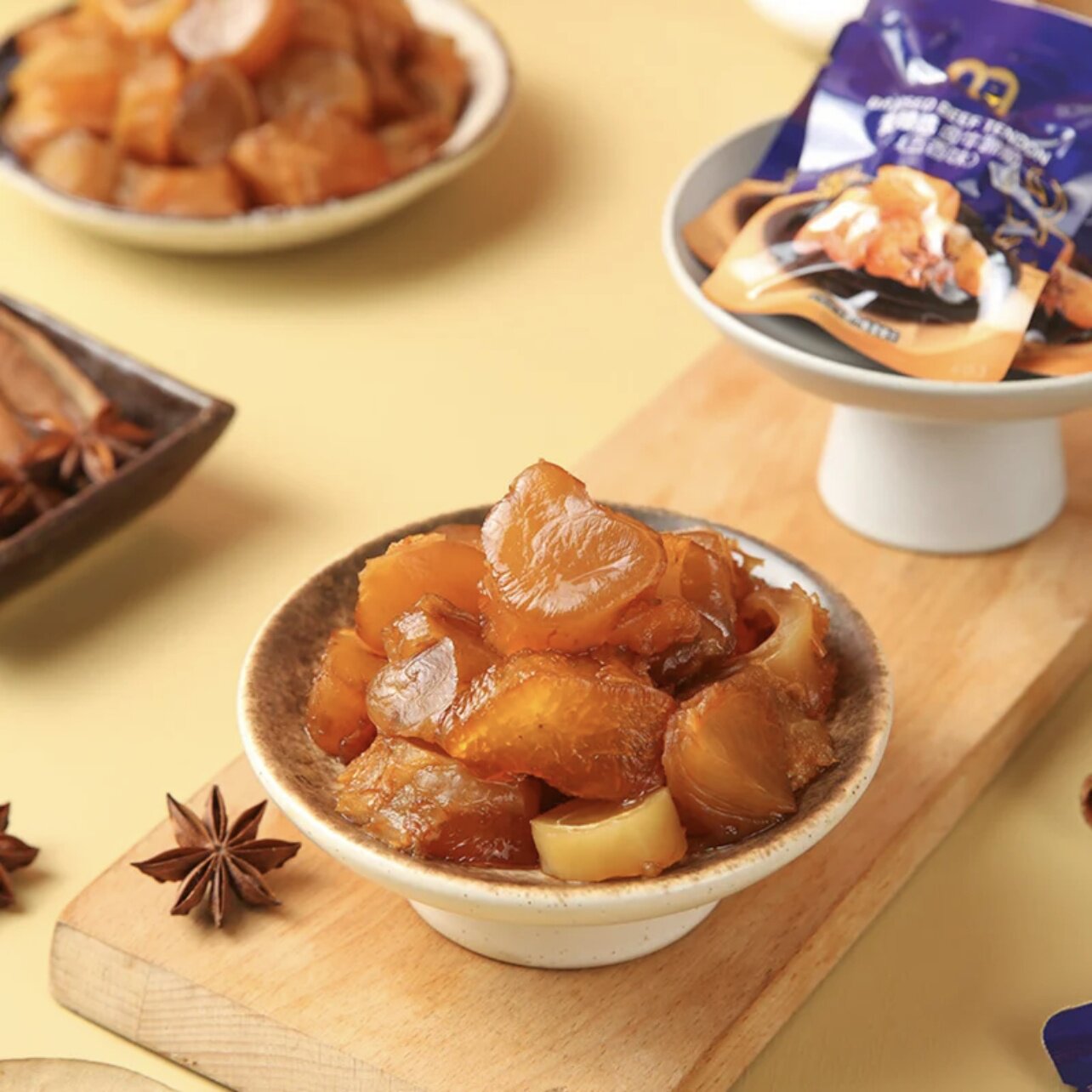 麦德龙代购正品 麦臻选卤牛蹄筋五香味 休闲卤味零食 独立包装
