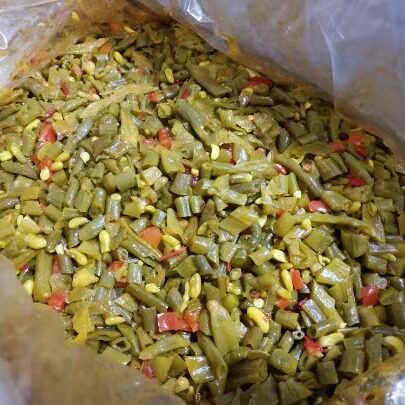 林家鑫红油酸豆角整箱9斤酱菜香辣豇豆泡菜咸菜下饭菜商用包邮 - 图1