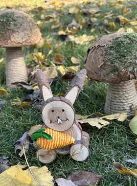 木拾亿原生态仿真蘑菇装饰品