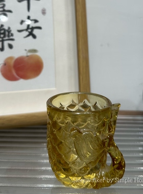 锦鲤｜北欧创意玻璃烛台收纳烛光晚餐酒吧休闲摆件装饰