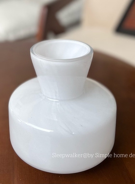 棉花糖15｜原色料玻璃花瓶摆件孤品外贸孤品玫瑰芍药小雏菊花瓶