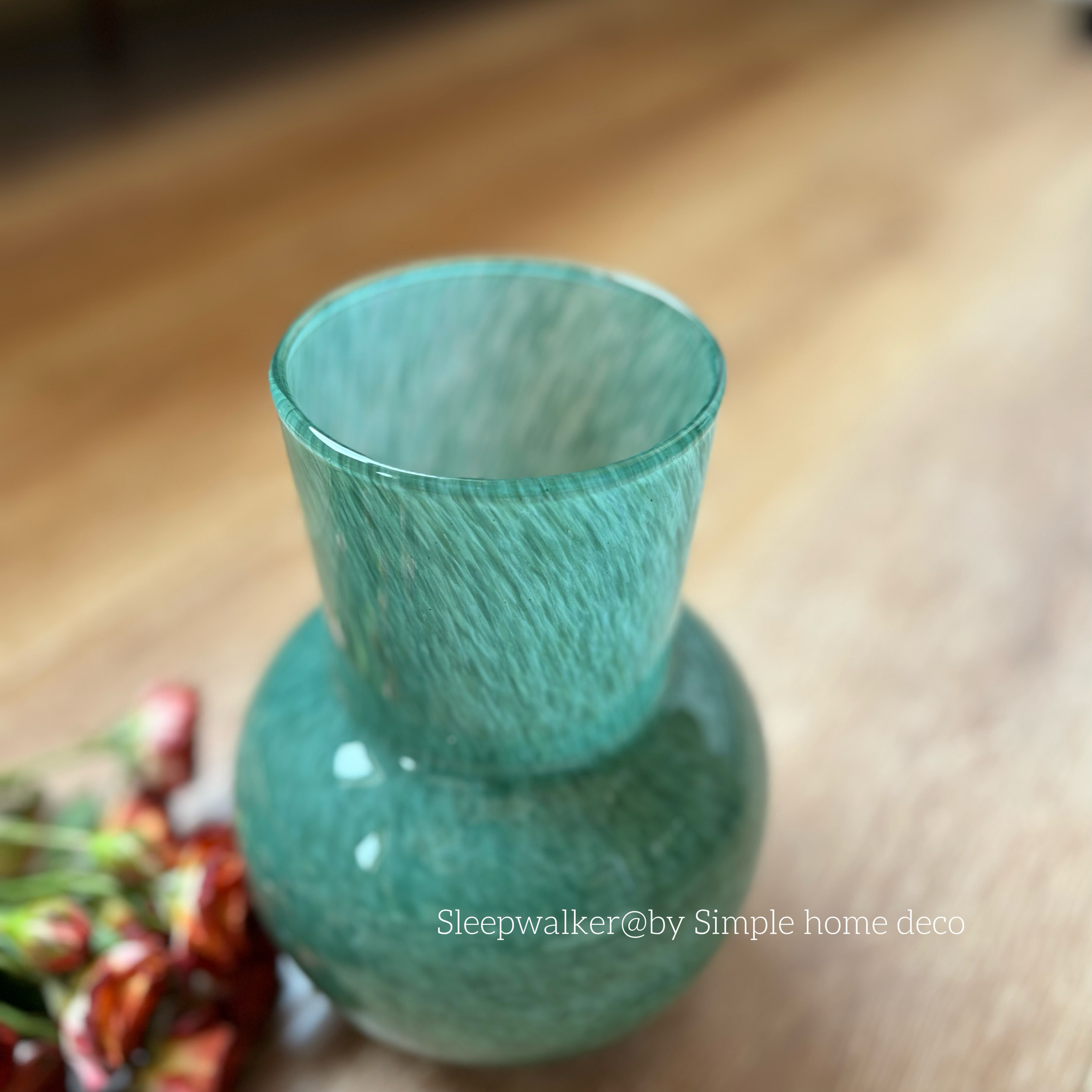 绿野仙踪｜绿色系玻璃花瓶插花花器高级感摆件客厅插花水培,淘宝优惠券,粉丝福利购,淘宝优惠卷