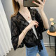 Lace shawl hollow chiffon cardigan jacket blouse ຂອງແມ່ຍິງ
