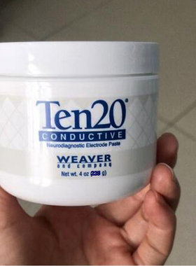 ten20美国韦弗脑电导电膏228g WeaverTen20搭配盘电极