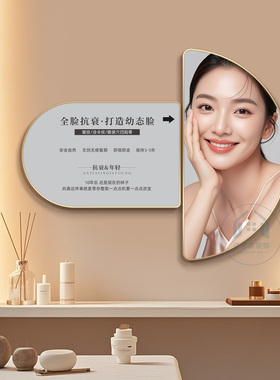 美容院美业抗衰皮肤管理宣传挂画