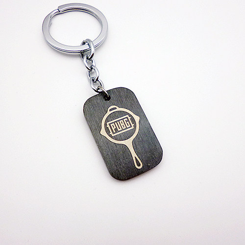 绝地求生钥匙链绝地求生 平底锅项链钥匙扣 pubg吃鸡游戏周边battlegrounds礼物