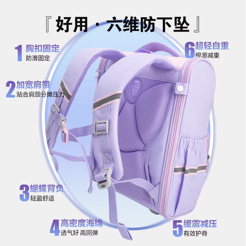 晨光儿童书包男孩小学生一年级新入学背包女童护脊减负超轻双肩包 - 图1