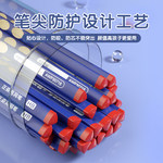 晨光文具洞洞铅笔小学生专用一二年级安全2B铅笔矫正握姿幼儿园初学者特粗大三角HB2比练字考试涂卡正品无毒