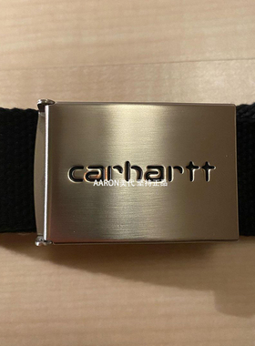 正品CARHARTT纯色简约潮帆布腰带