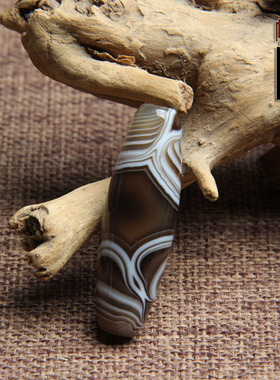 天然缠丝玛瑙天眼勒子天珠药师