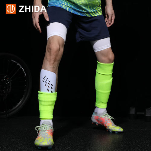 ZHIDA制达 专业球员版护腿板足球袜加长过膝无底袜套长筒训练袜筒 - 图0