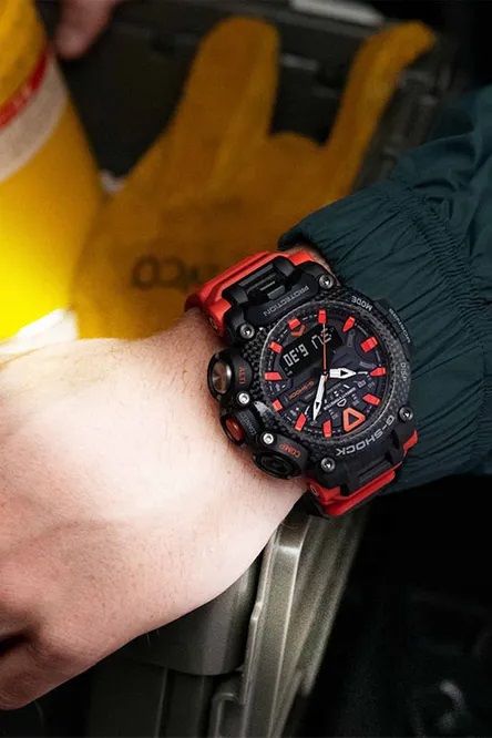 CASIO卡西欧G-SHOCK蓝牙碳纤维运动航空手表男GR-B200-1A/1A2/1A9 - 图2