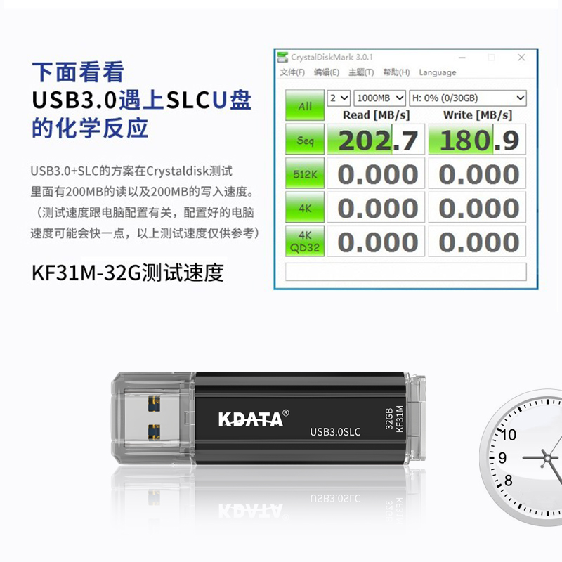 KDATA金田USB3.0高速企业级工业级 SLC U盘16g32g64g金属定制优盘 - 图2