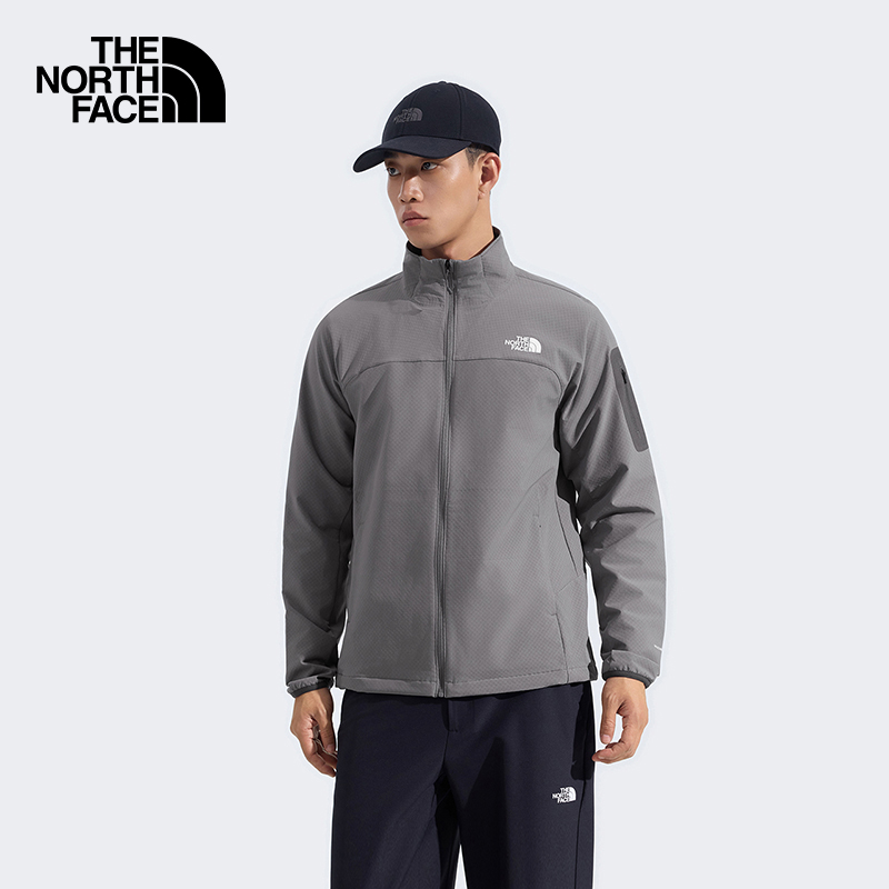 TheNorthFace北面户外25秋冬男子防风防泼水软壳衣抓绒外套8DG2 - 图0