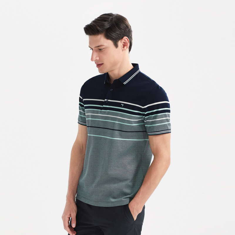 柒牌男短袖潮流翻领薄宽松polo衫 柒牌Polo衫