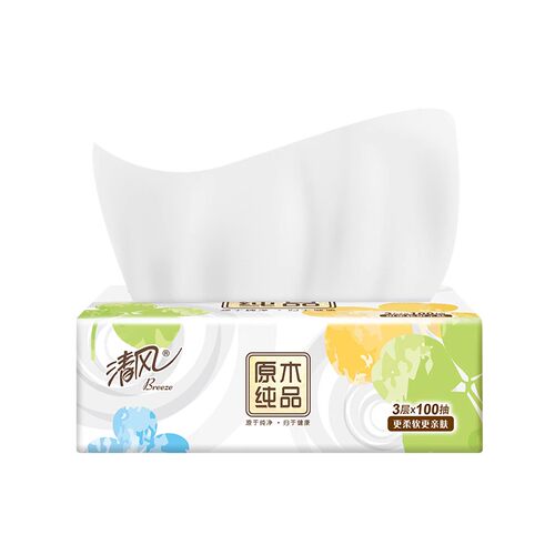 清风抽纸就你系列3层100抽24包实惠装整箱餐巾纸面巾纸卫生纸 - 图3
