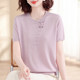 Summer dress mulberry ໄຫມ bow plus fat plus size national style
