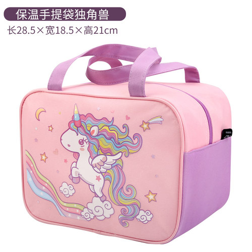 保温袋饭包上班族女便当袋手提包防水防油碗袋小学生餐包饭盒袋子 - 图0