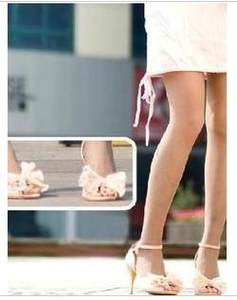 拼6双包邮 宝娜斯15D超薄露趾袜9318漏脚趾连裤袜鱼嘴袜B69044