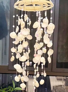 打孔风铃骨架diy竹圈圆形风铃线
