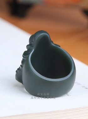 弥勒佛玉扳指真品和田玉支持复检