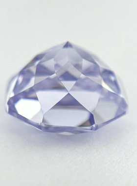 千禧玫瑰切8/10mm八边锆石重工裸石薰衣草色耳钉美甲钻镶嵌用超闪