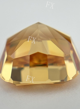 冰花切肥正方摩根锆石裸石 轻奢感高碳钻戒指首饰吊坠镶嵌用主石