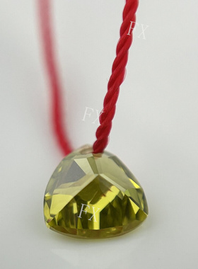 锆石单孔裸石肥三角多色立方氧化锆 混色打孔微镶美甲仿钻DIY