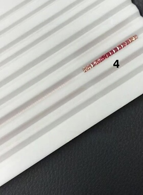 正方直角实验室培育彩虹渐变配石裸石 耐高温 首饰手链戒指蜡镶