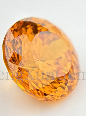 百版切芬达石高碳钻精工切割鸟巢切5~8mm圆形5A锆石裸石未镶嵌