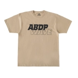 ABDP 23SS Американский случайный баскетбольный хлопок с коротким -насыщенным спортивным уличным трендом мужчины и женщины чистый цвет круглый шее тренд T t