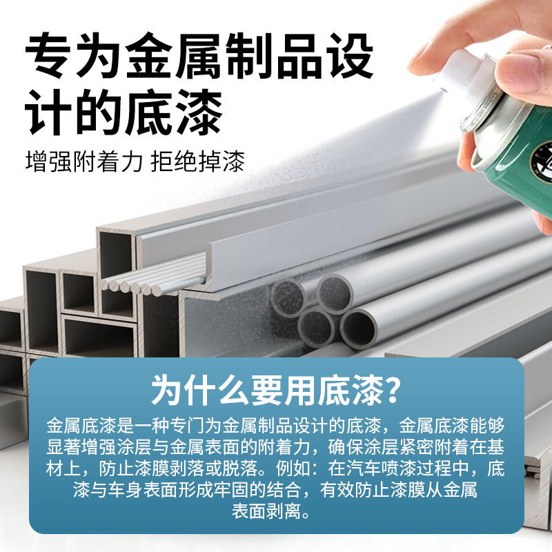 金属制品专用手摇自喷漆不锈钢/镀锌管/铝合金底漆灰色透明色油漆,淘宝优惠券,粉丝福利购,淘宝优惠卷