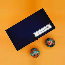 Baoding Iron Ball View Thai Blue Hands Turned Ball Holding Fitness Ball Hollow Palm Massage Seniors Health Care Ball Gift