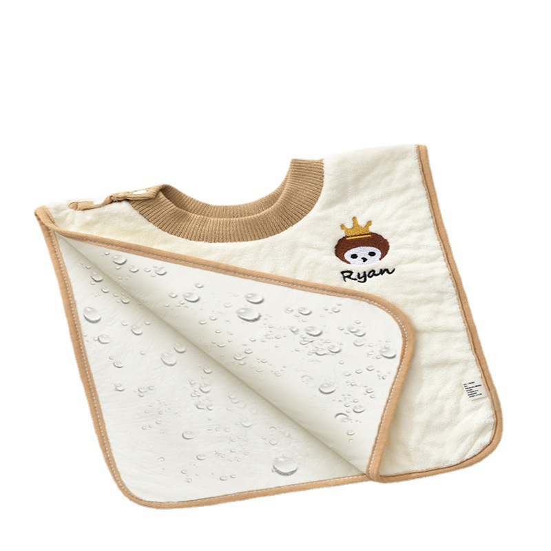 Children's washcloths, infant and toddler waterproof and anti-dirty saliva wipes