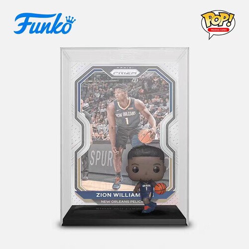 Funko Pop 库里詹姆斯东契奇手办NBA球星卡篮球周边三球锡安摆件 - 图1
