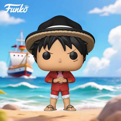 Funko POP 日漫海贼王路飞航海王蛋头岛艾斯手办乔巴布鲁克玩偶 - 图0