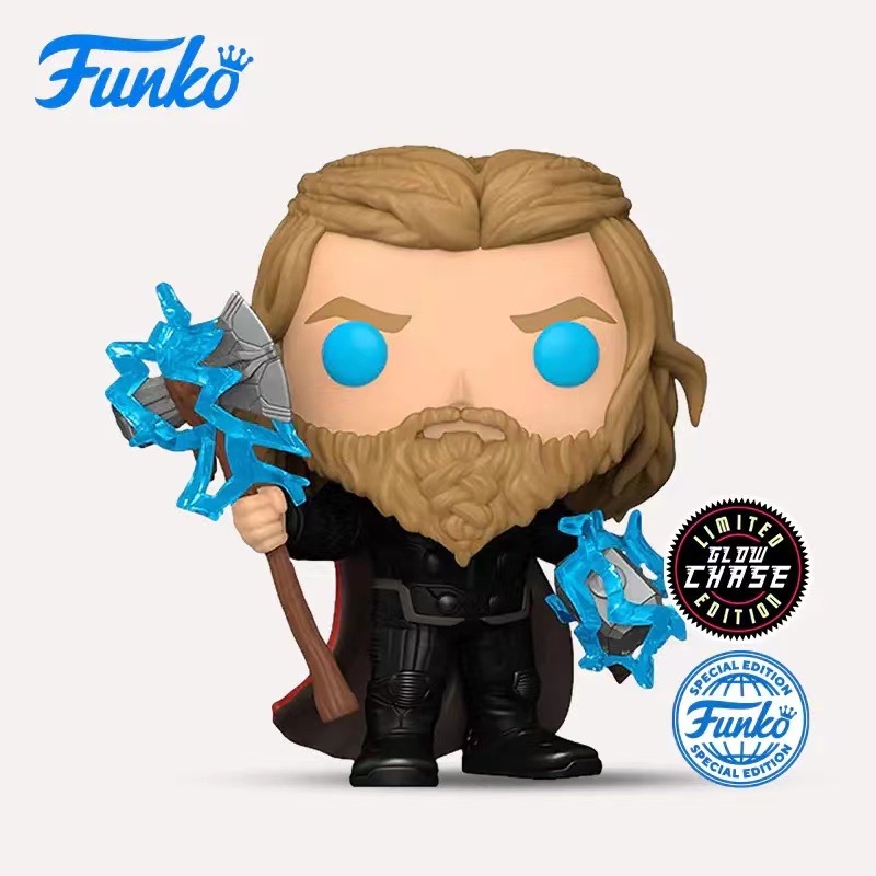 Funko Pop漫威复仇者联盟4收藏手办钢铁侠美国队长雷神限定蜘蛛侠 - 图0