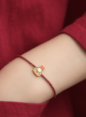 兰术女纯银国风新年手工