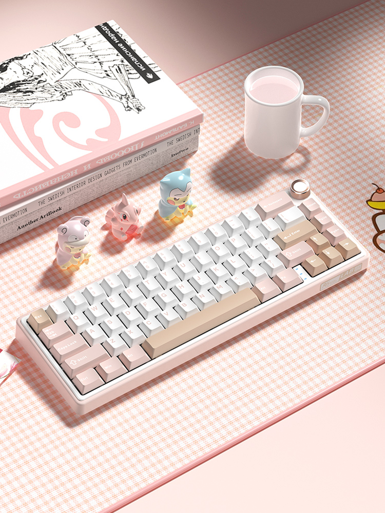 RK ROYAL KLUDGE R65客制化三模机械键盘RGB小型便携MINI无线蓝牙 - 图0