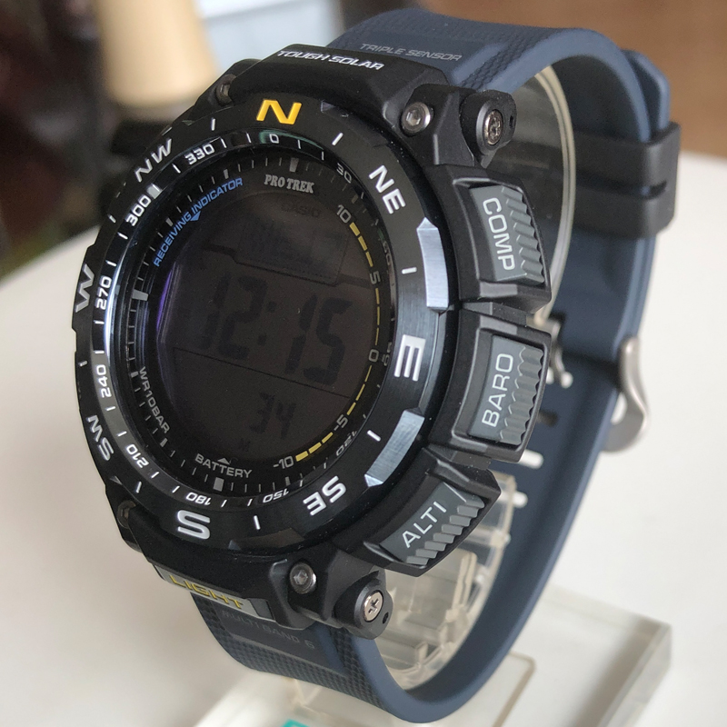 卡西欧手表PROTREK PRW-3400Y-2/30-1/5/3100Y太阳能电波登山男表 - 图2