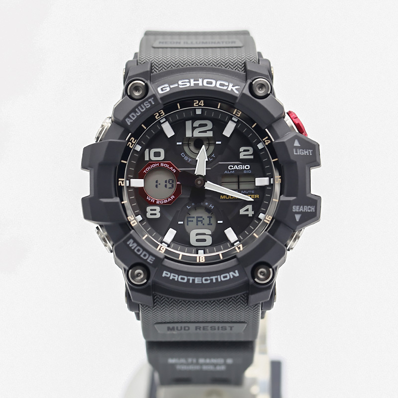 卡西欧CASIO 手表 G-SHOCK GWG-100/1000-1A8/1A3/1A光能电波男表