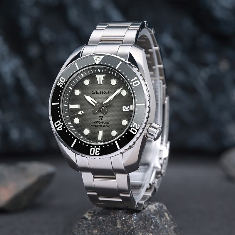 精工手表小mm6R自动机械潜水男表 SPB323J1/321/325/143J1/145J1 - 图1